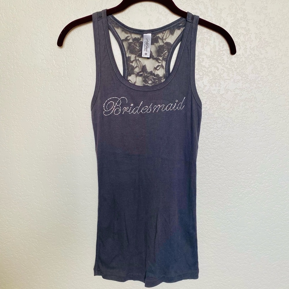 Bling Bridesmaid Tank